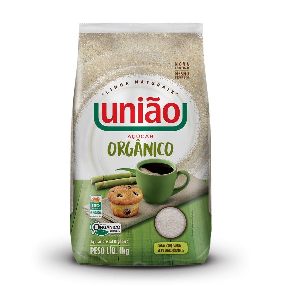 Açúcar Cristal UNIÃO Orgânico 1kg