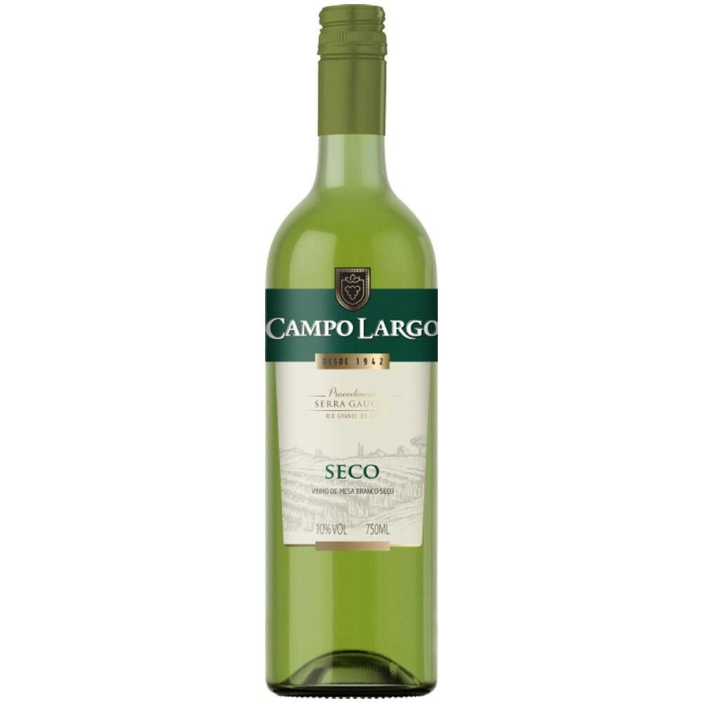 Vinho Branco Brasileiro CAMPO LARGO Seco 750ml
