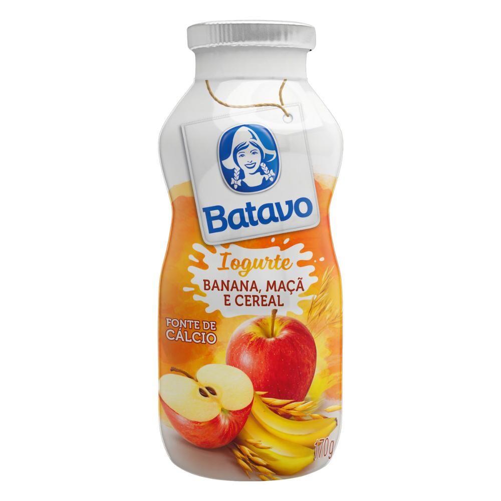 Iogurte BATAVO Banana,Maça e Cereal 170g