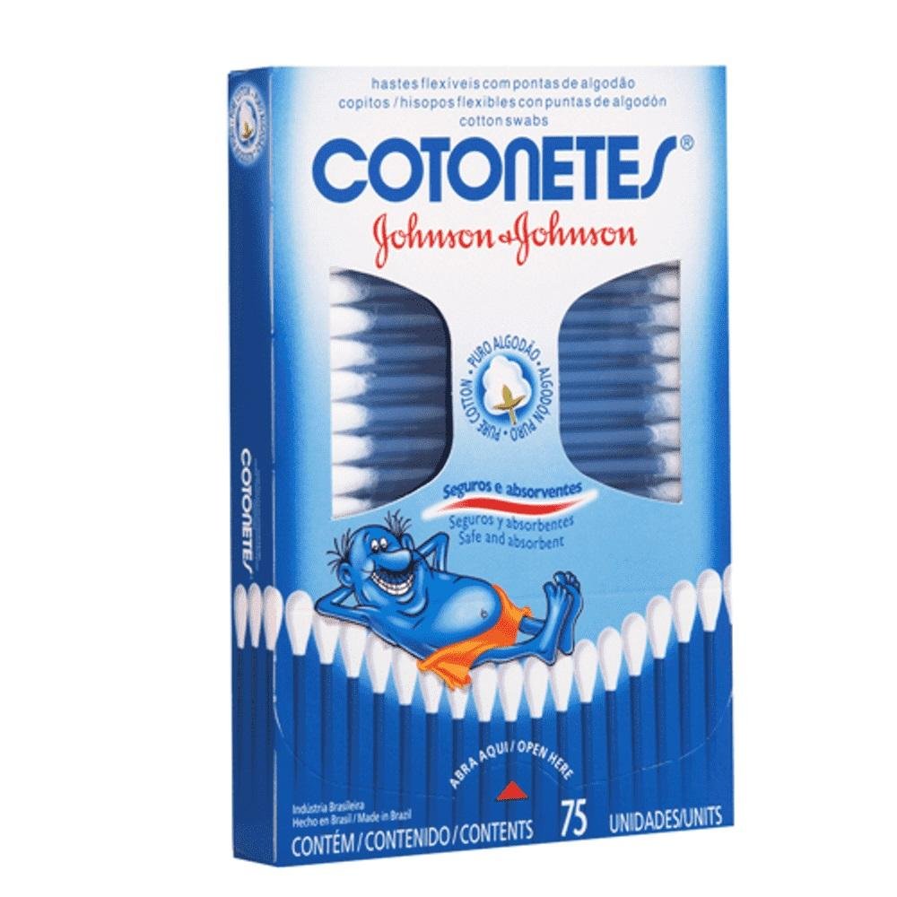 Hastes Flexíveis COTONETES com 75 Unidades