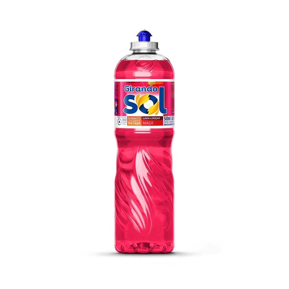 Detergente Girando Sol Maçã 500ml