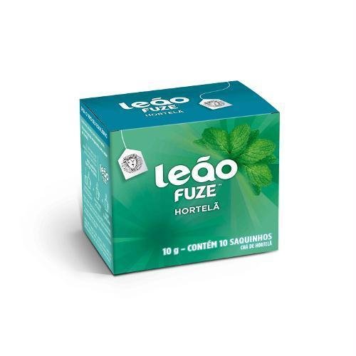 Chá LEÃO hortelã Com 10 Saquinhos 10g