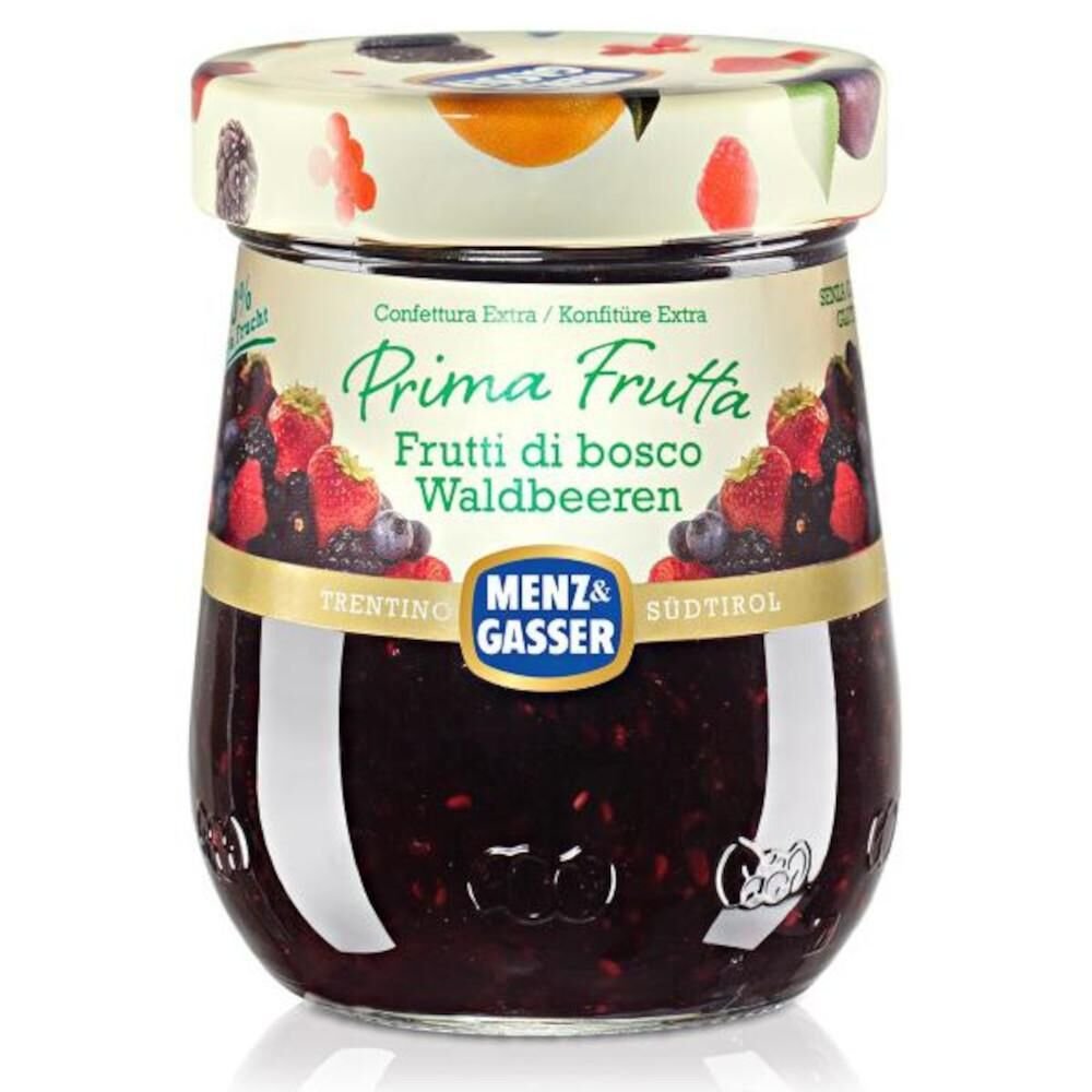 Geleia MENZ & GASSER Prima Frutta Frutas do Bosque 340g