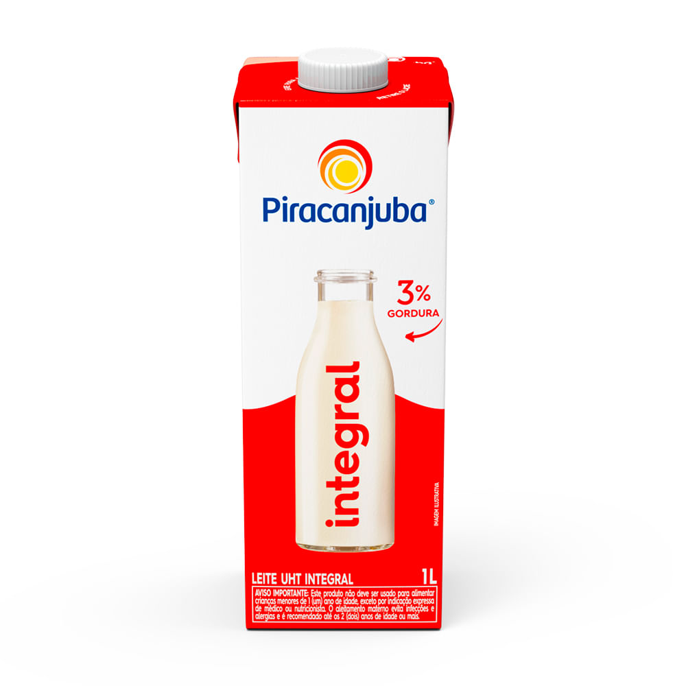 Leite PIRACANJUBA Integral 1l