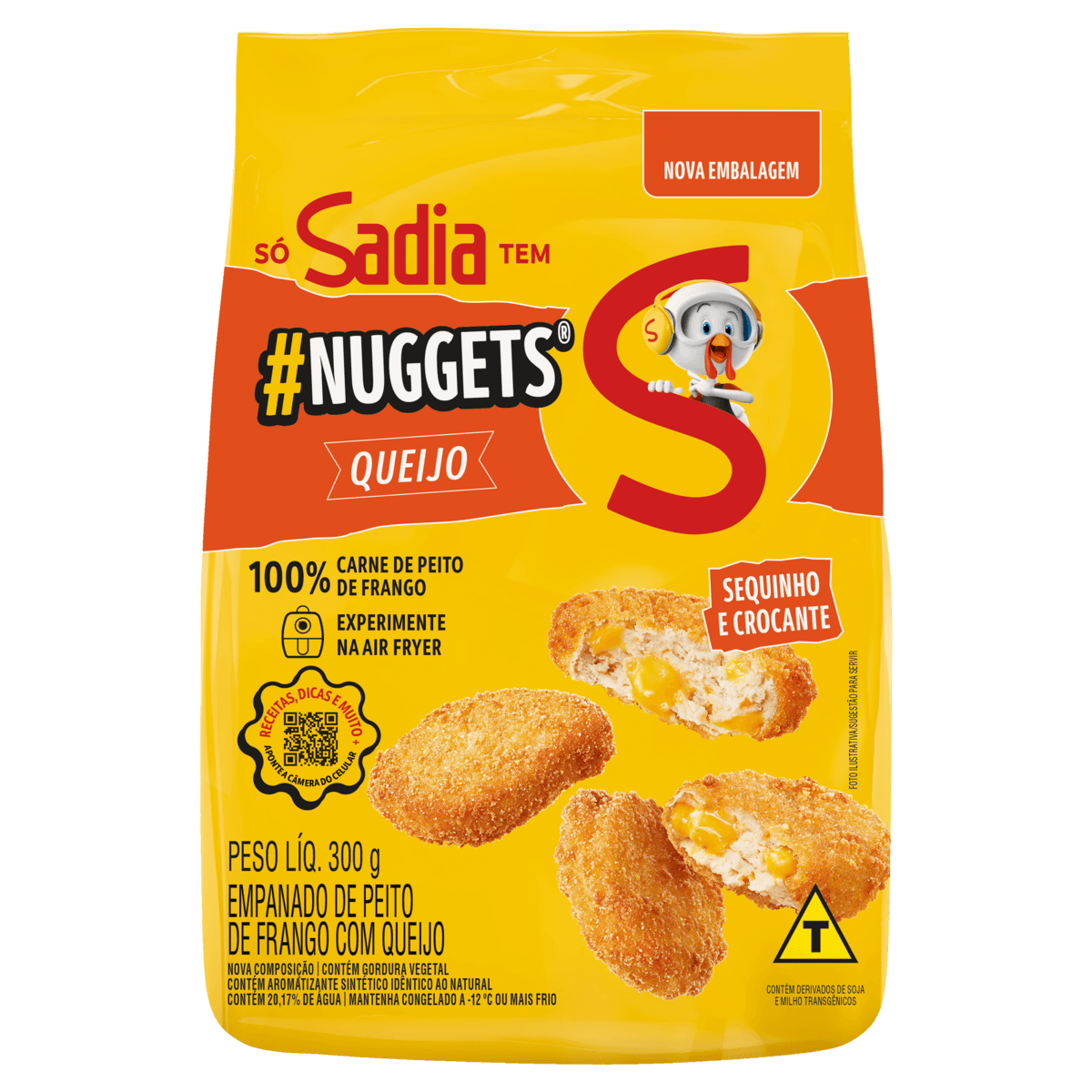 Nuggets De Frango Sadia Queijo 300g