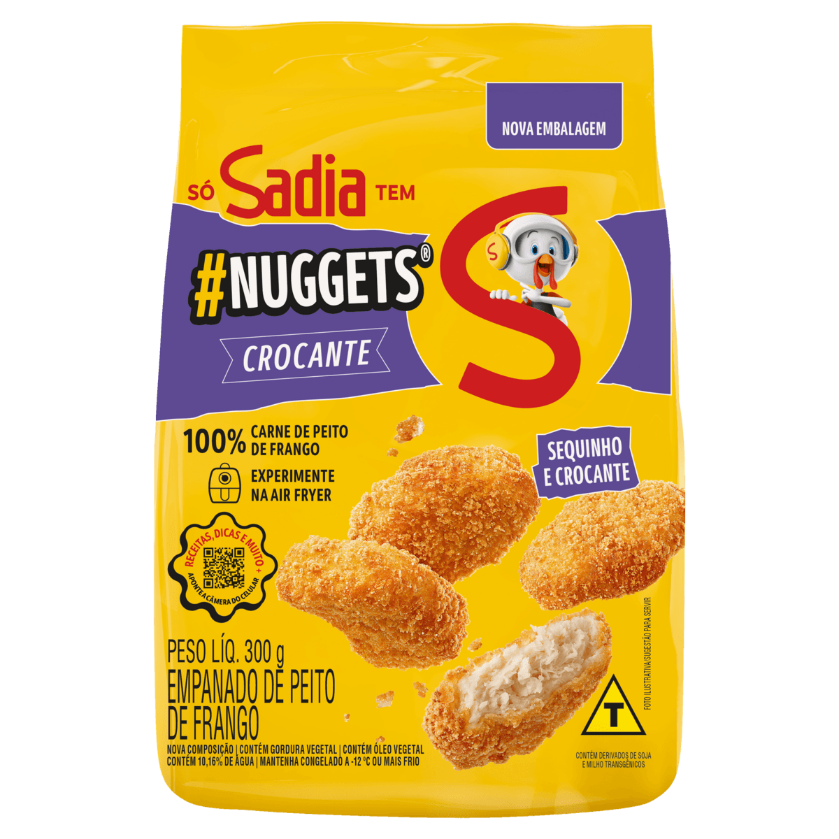 Nuggets De Frango Sadia Crocante 300g