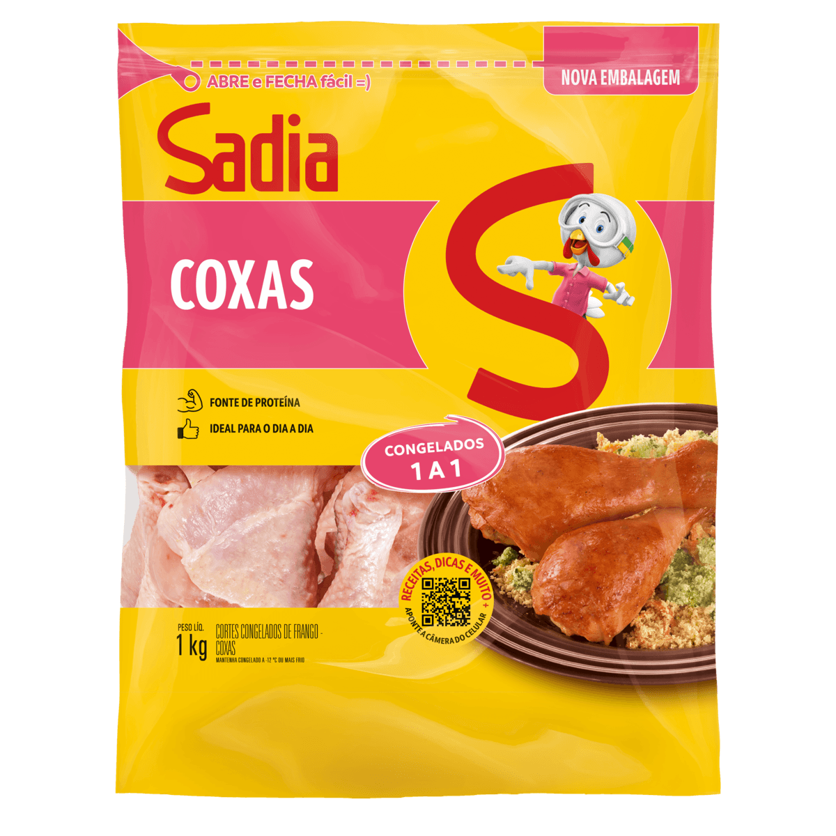 Coxa de Frango SADIA Congelada 1Kg