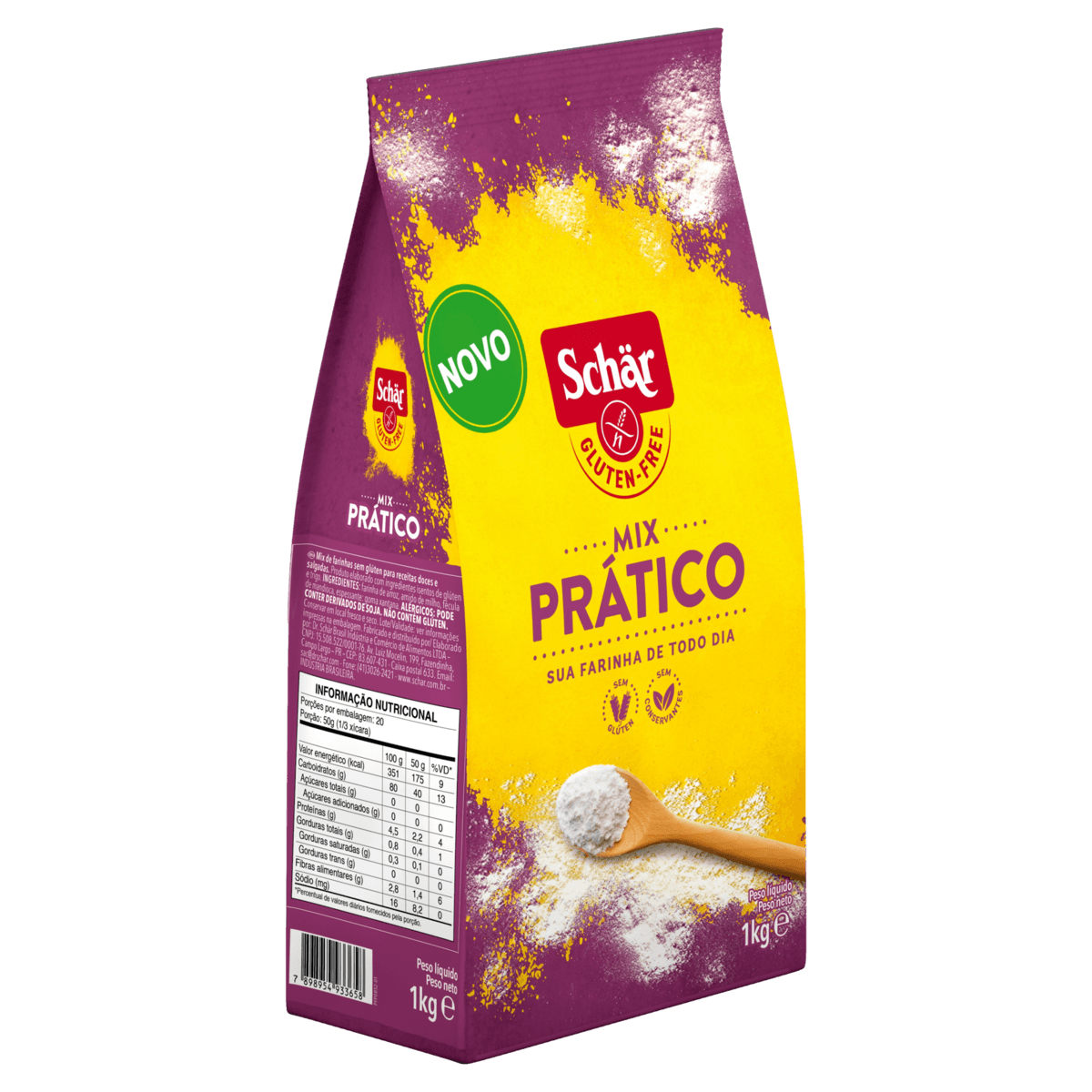 Farinha SCHAR Mix Prático Sem Glúten 1kg