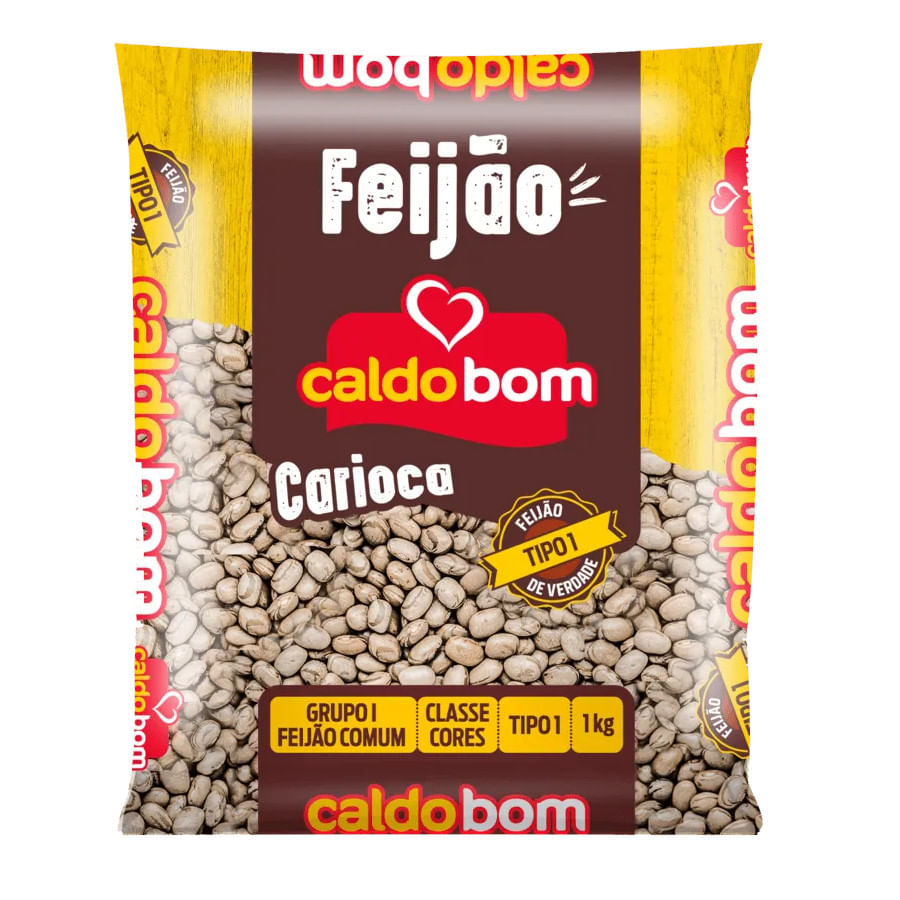 Feijão Carioca CALDO BOM 1kg