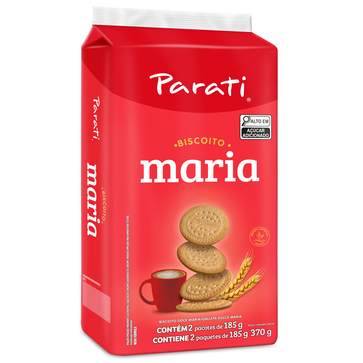 Biscoito doce Maria PARATI 370g