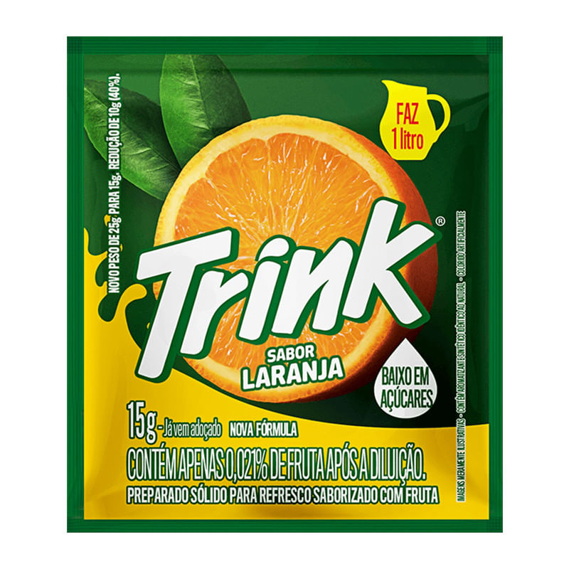 TRINK sabor Laranja 15g