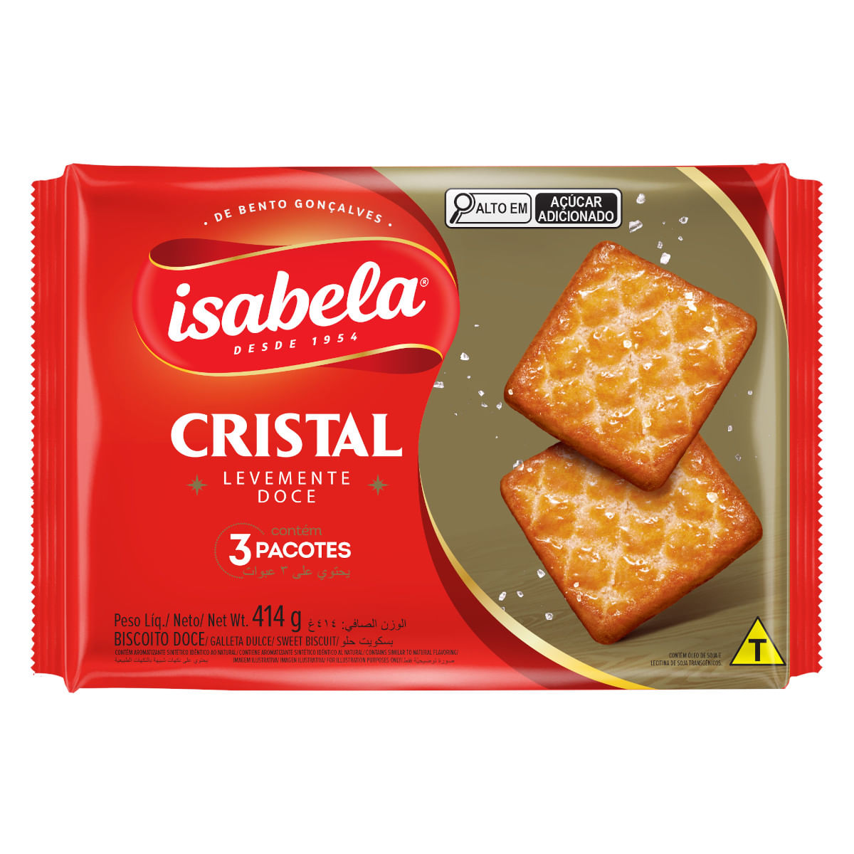 Biscoito ISABELA Cristal 414g