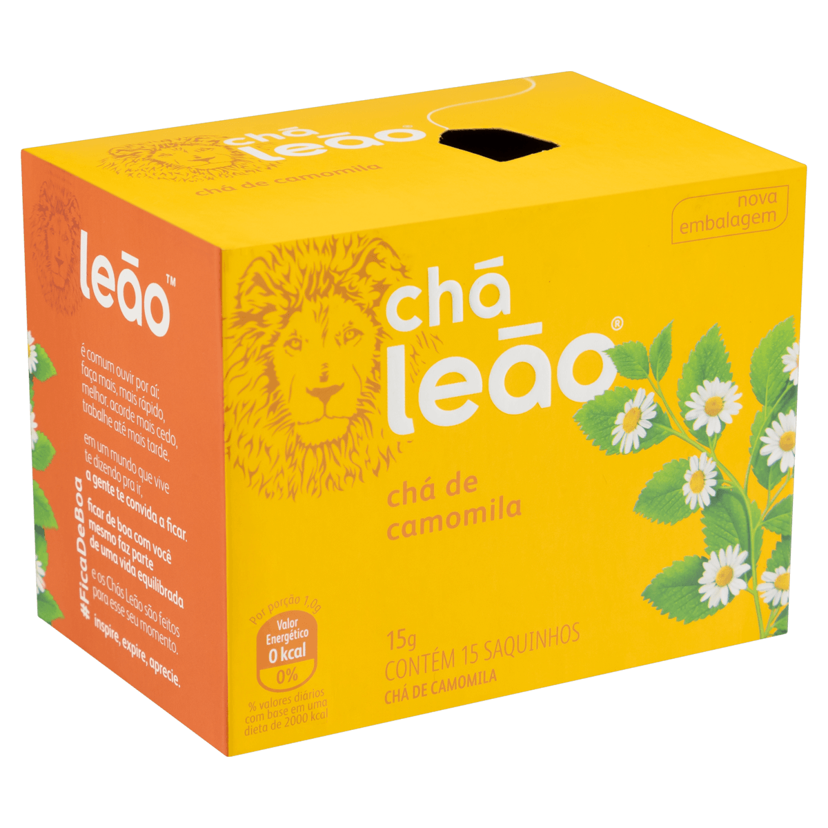 Chá LEÃO Camomila com 15 Saquinhos 15g