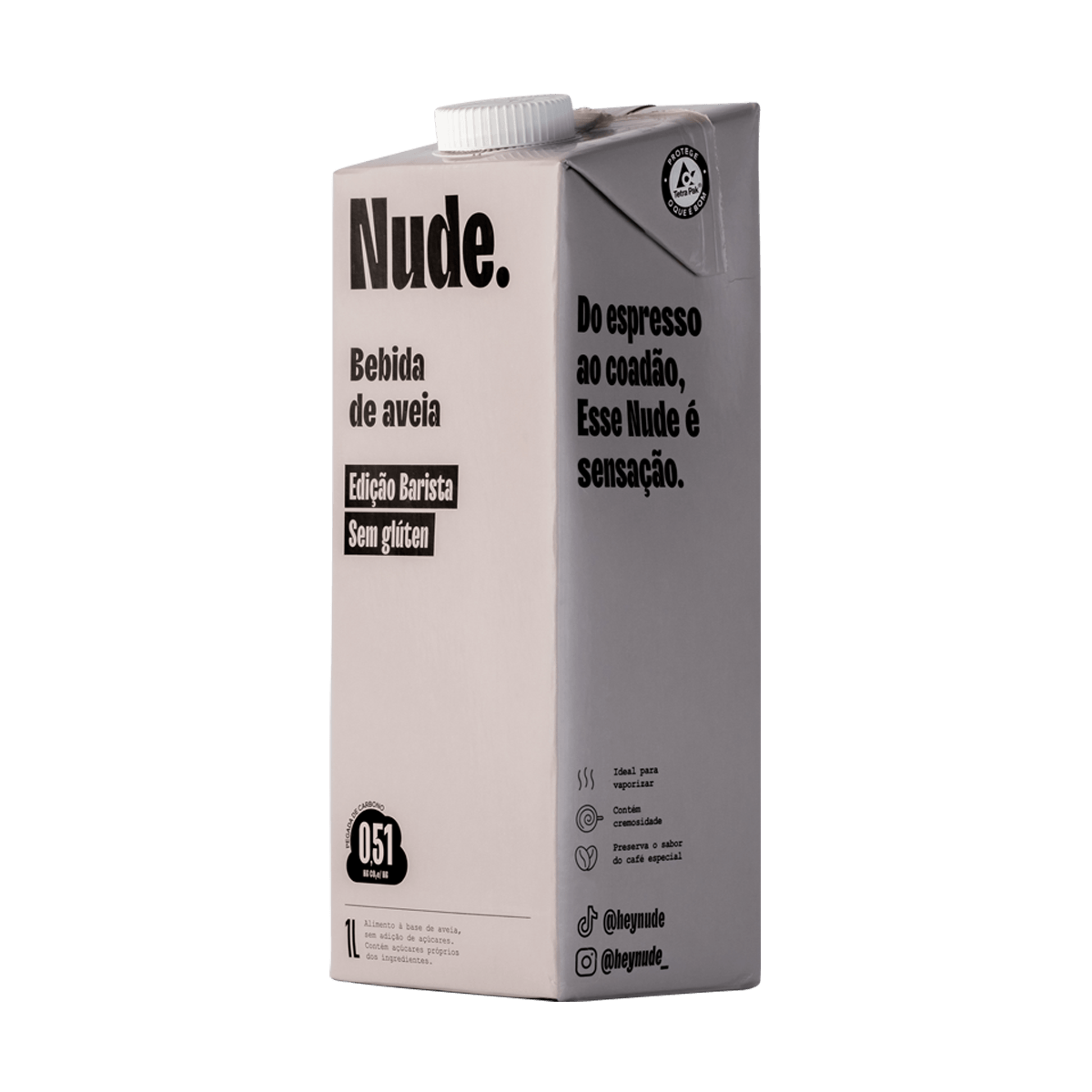 Bebida NUDE Barista Aveia Sem Glúten 1L