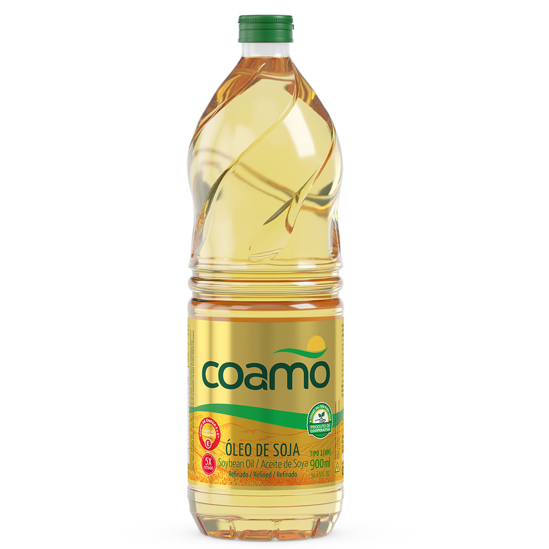 Óleo de Soja COAMO Refinado 900ml