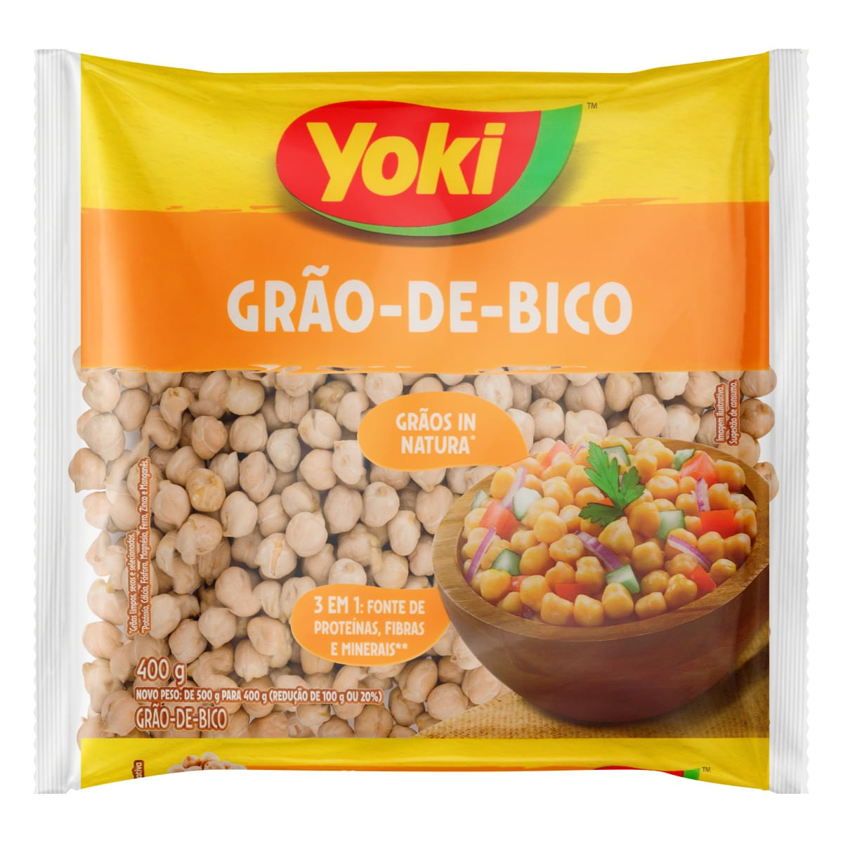 Grão-de-Bico YOKI Pacote 400g