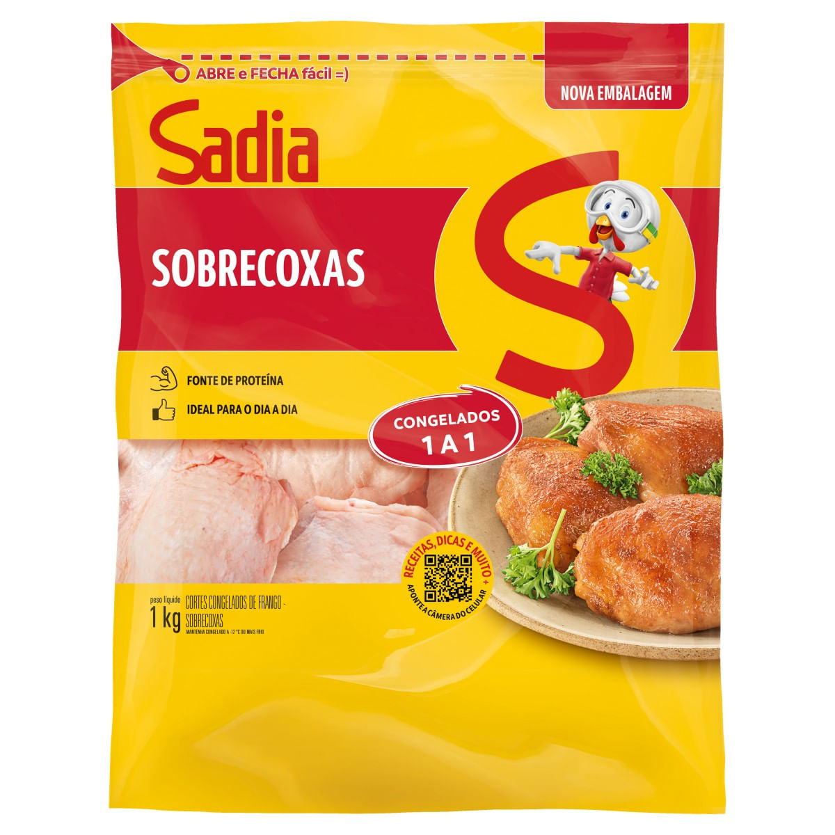 Sobrecoxa de Frango SADIA IQF 1Kg