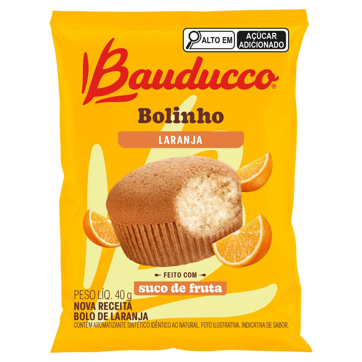 Bolinho BAUDUCCO Laranja Pacote 40g