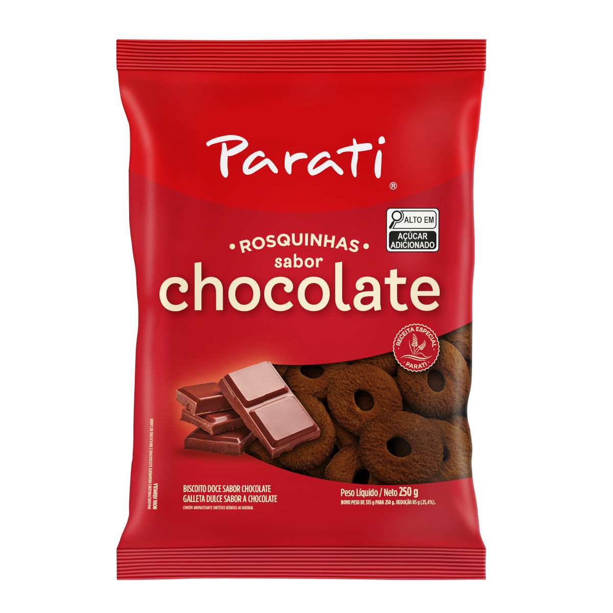 Biscoito PARATI Rosquinhas Chocolate 250g