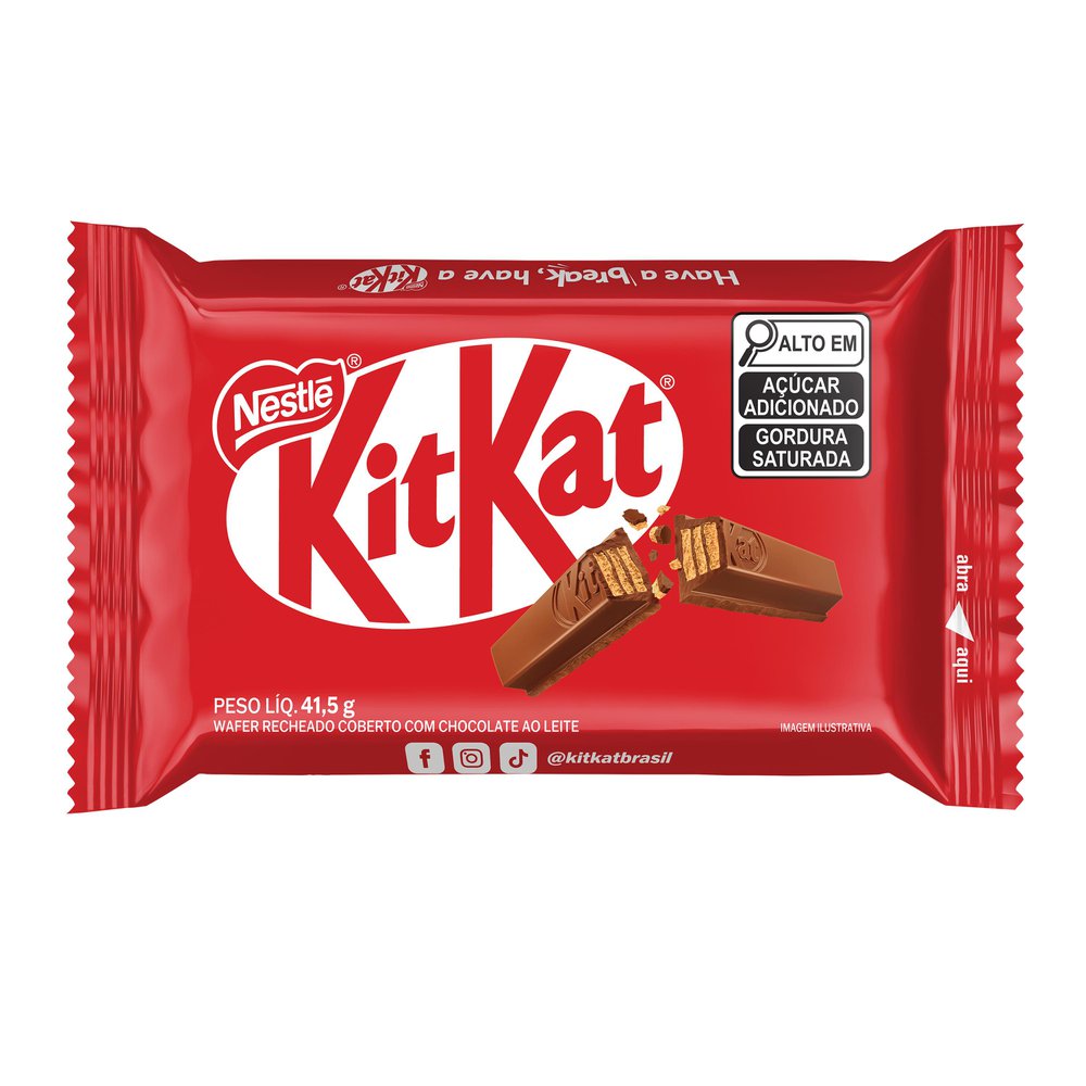 Chocolate KITKAT 4 Fingers ao Leite 41,5g NESTLÉ