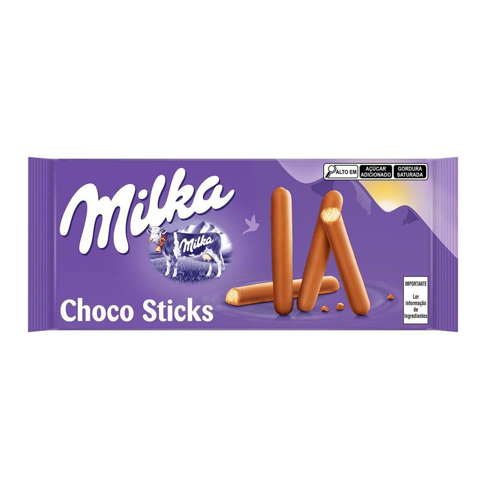 Biscoito MILKA Palito De Chocolate 112G