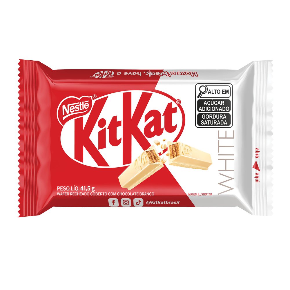 Chocolate KITKAT 4 Fingers White 41,5g NESTLÉ