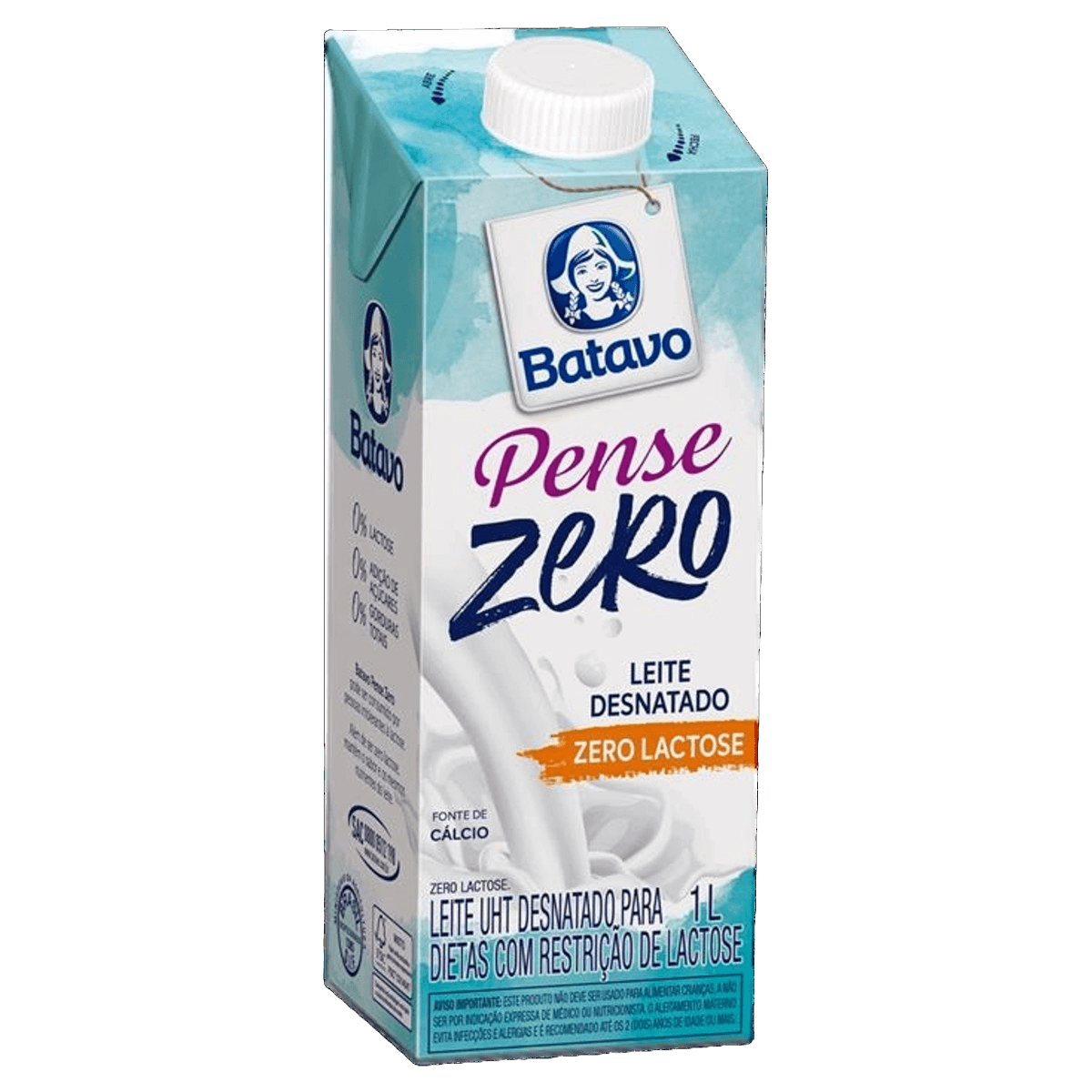 Leite BATAVO Desnatado Pense Zero Lactose 1l