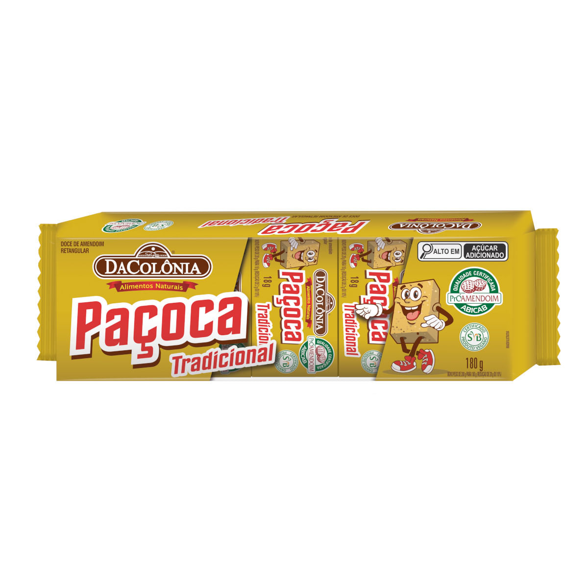 Paçoca DA COLÔNIA Tradional 180g