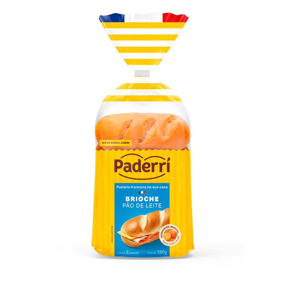 Pão De Leite Paderrí 280g