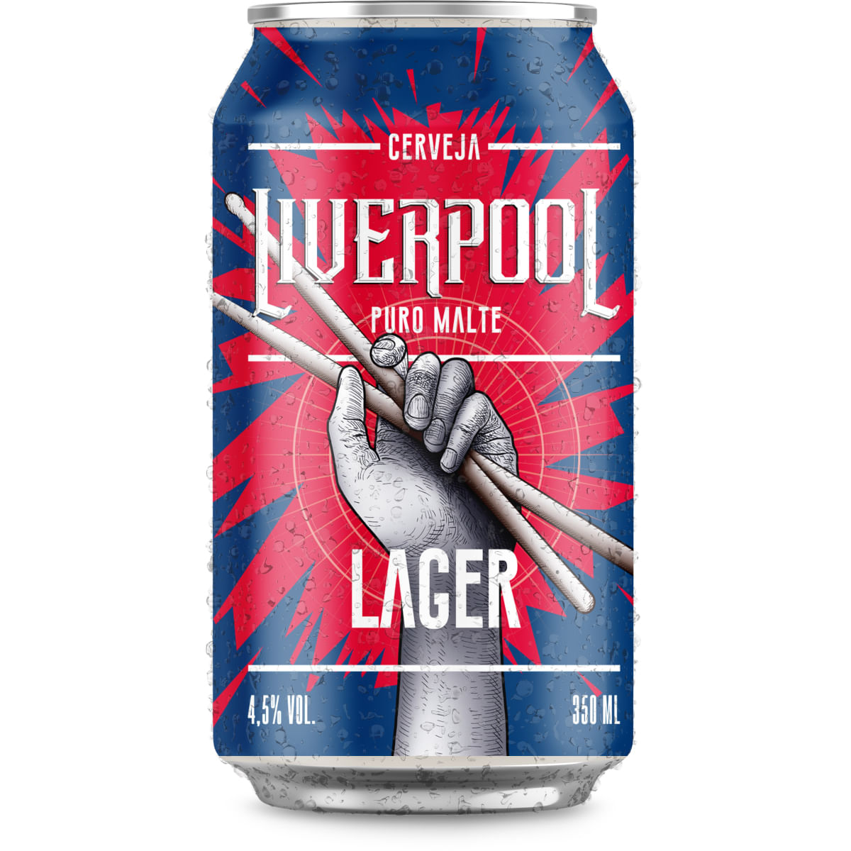 Cerveja LIVERPOOL Lager Puro Malte 350ml