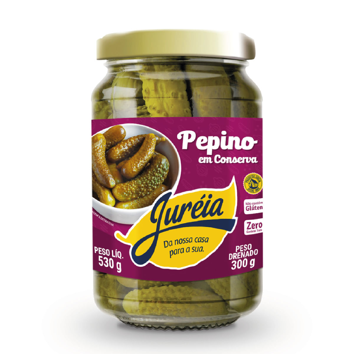 Pepino JURÉIA Vidro 300g
