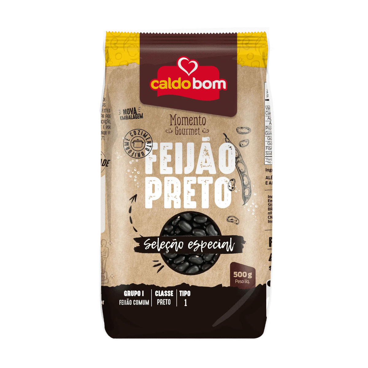 Feijão Preto CALDO BOM 500g