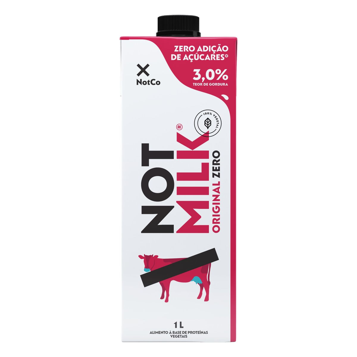 Bebida Vegetal NOT MILK Original Zero Adição de Açúcares 1l