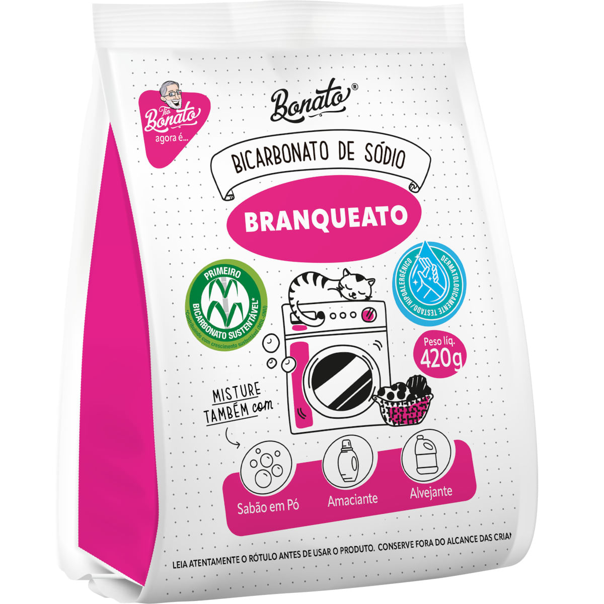 Bicarbonato de Sódio BONATO Branqueato 420g