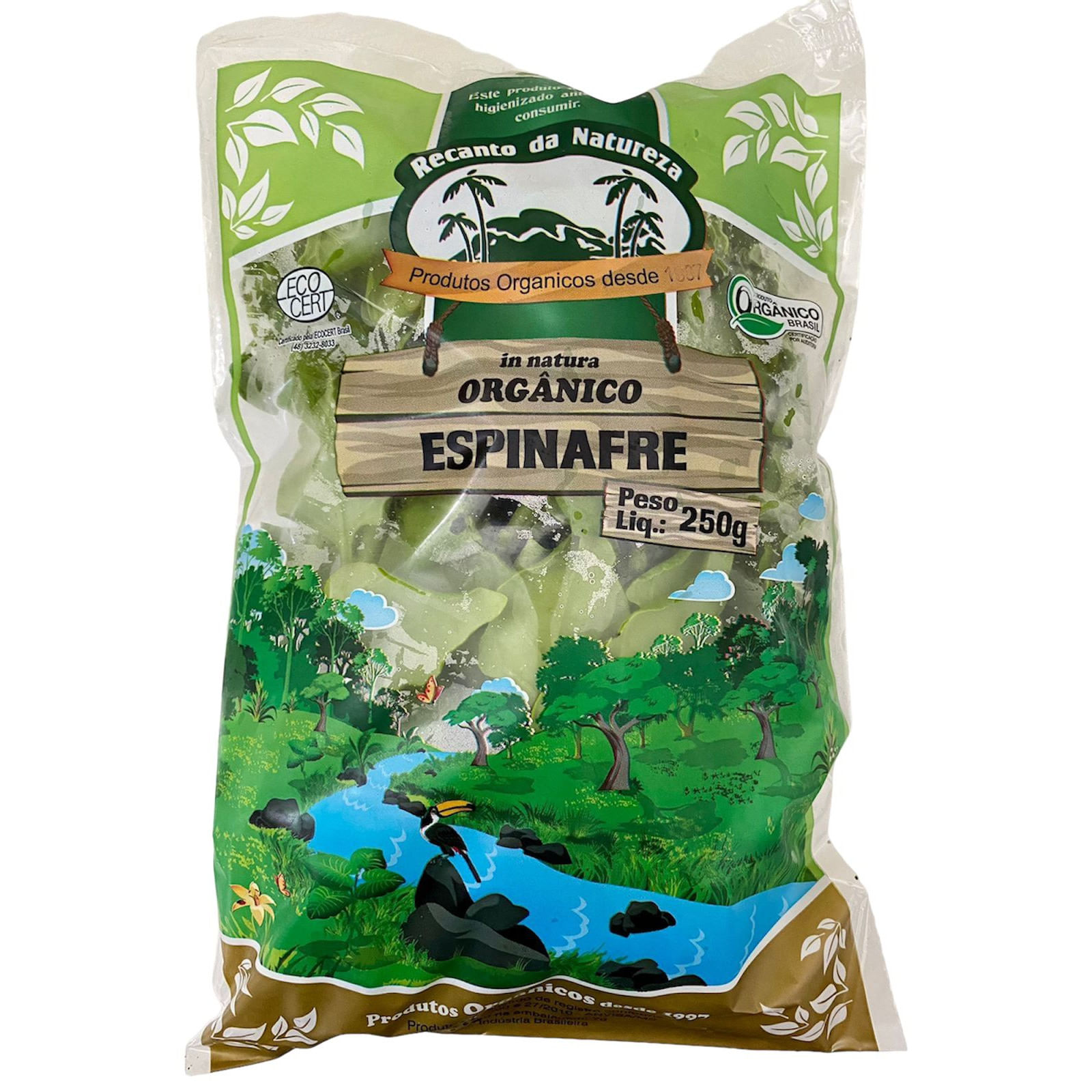 Espinafre RECANTO DA NATUREZA Orgânico 250g