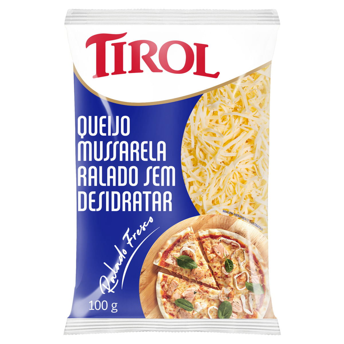 Queijo Mussarela TIROL Ralado Fresco 100g