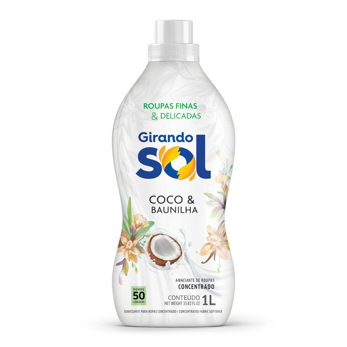 Amaciante de Roupa GIRANDO SOL Concentrado 1L