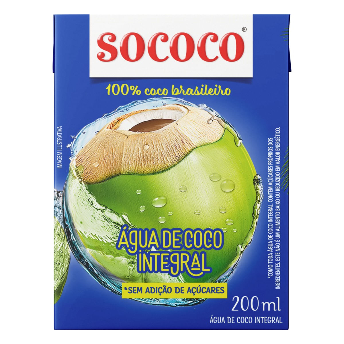 Água de Coco SOCOCO 200ml