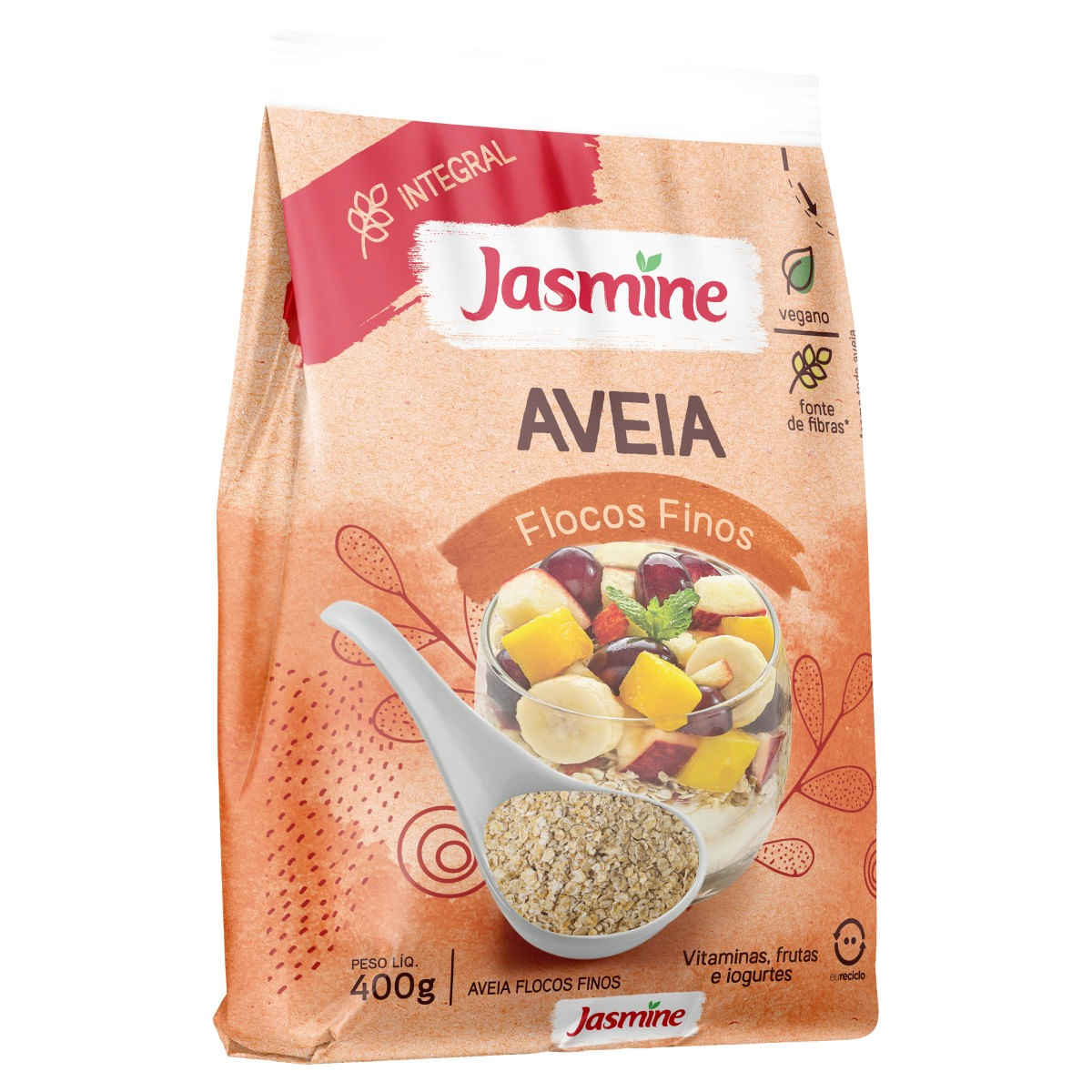 Aveia JASMINE Flocos Finos Integral 400g