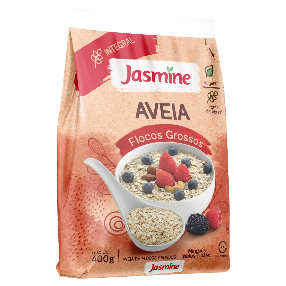 Aveia JASMINE Flocos Grossos Integral 400g