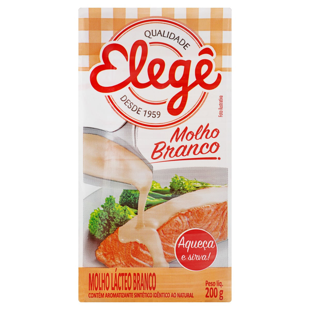 Molho Branco ELEGÊ UHT 200g