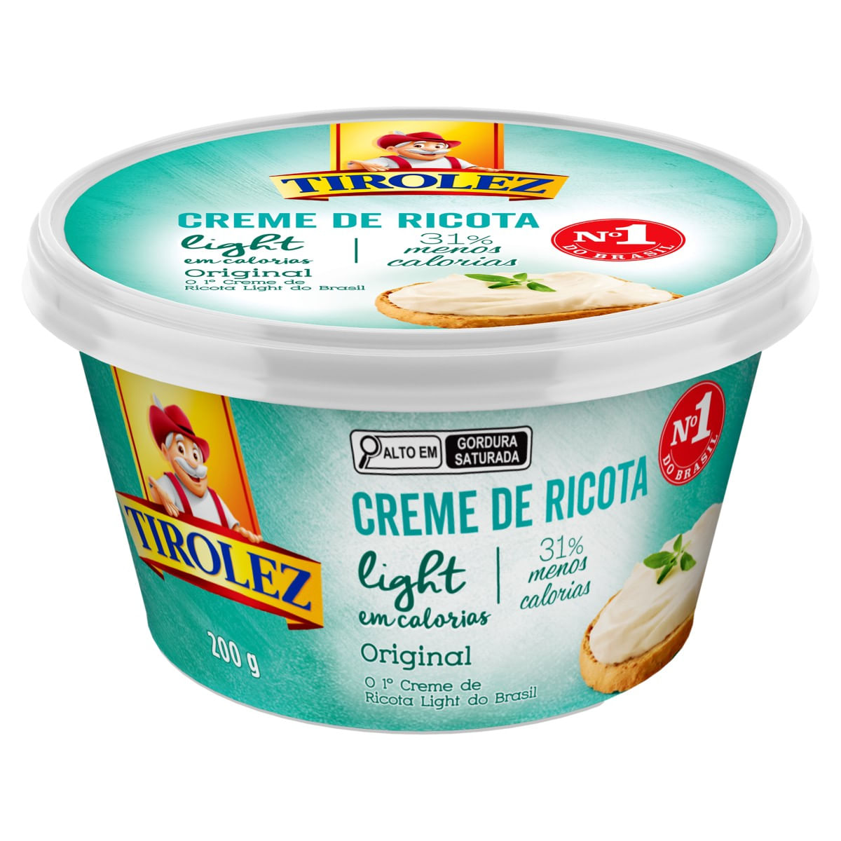 Creme de Ricota TIROLEZ Light 200g