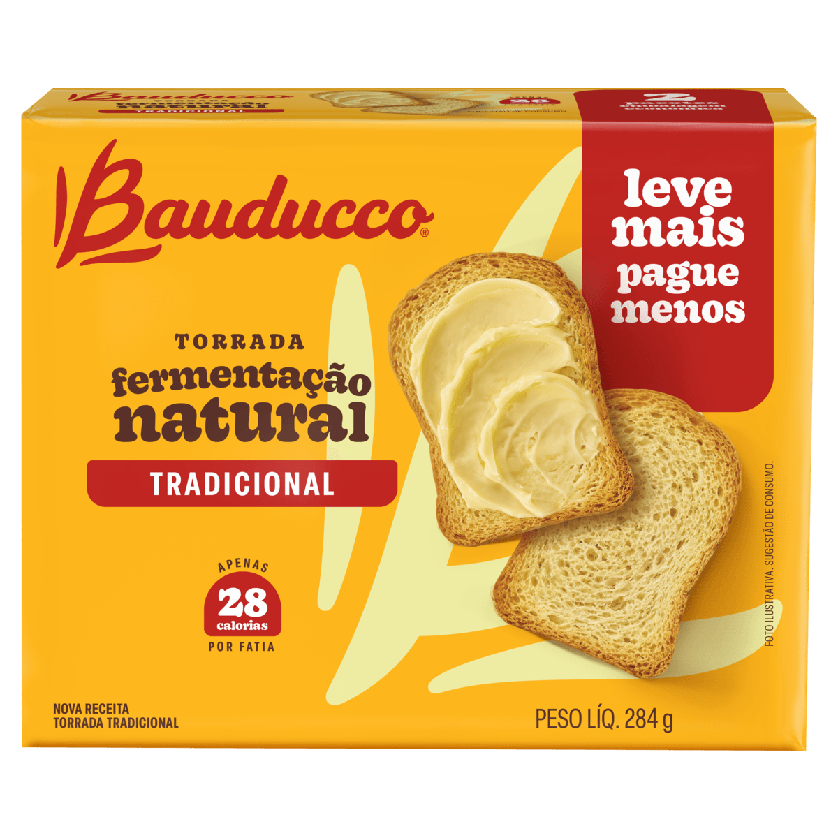 Torrada BAUDUCCO Tradicional 284g