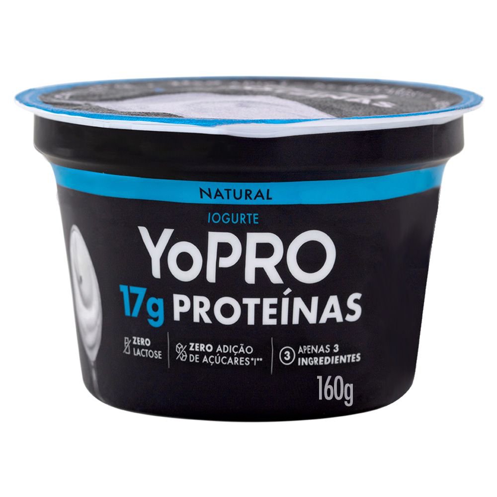 Iogurte Danone Yopro Natural Com 17g De Proteína 160g