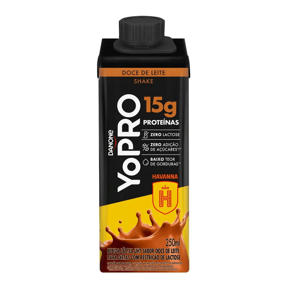 Bebida Láctea YOPRO 15g Proteínas Doce de Leite Zero Lactose 250ml