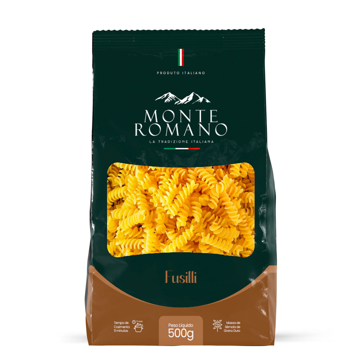 Macarrão Italiano MONTE ROMANO Fusilli 500g