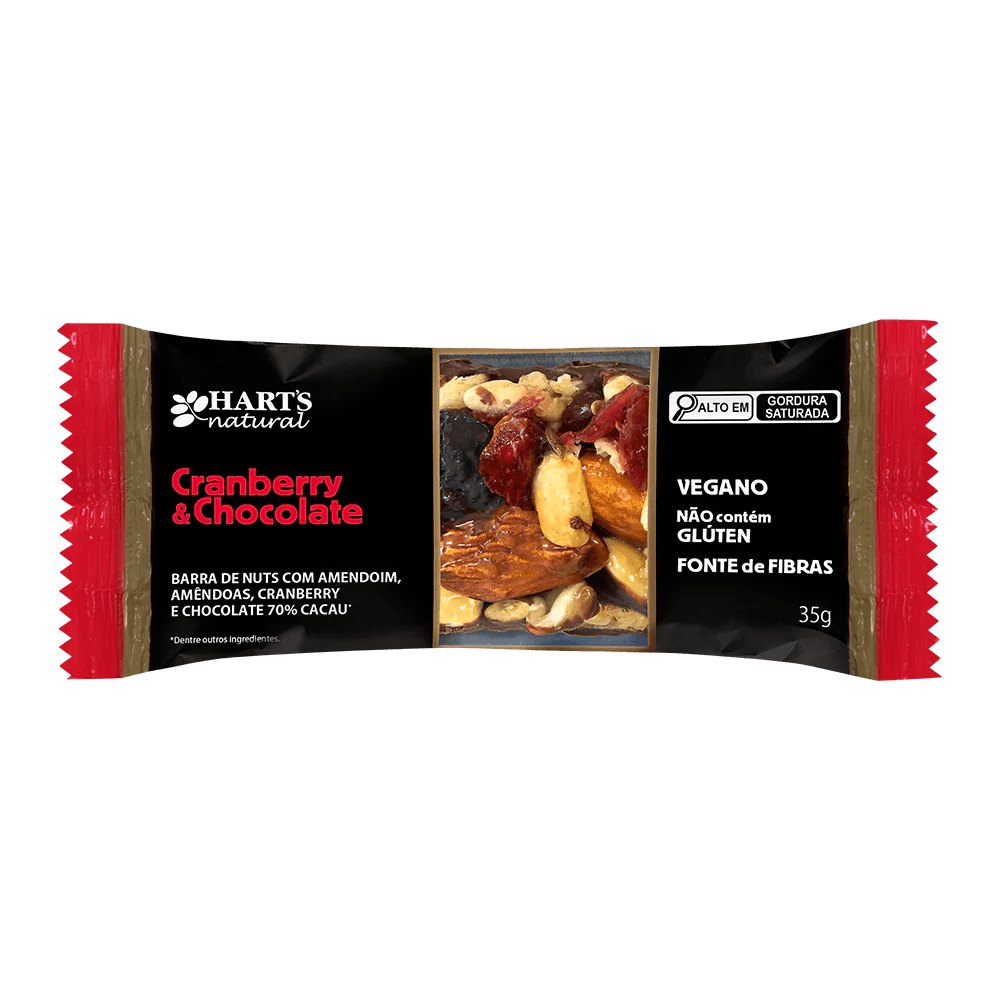 Barra Nuts HART'S Cramberry & Chocolate 35g