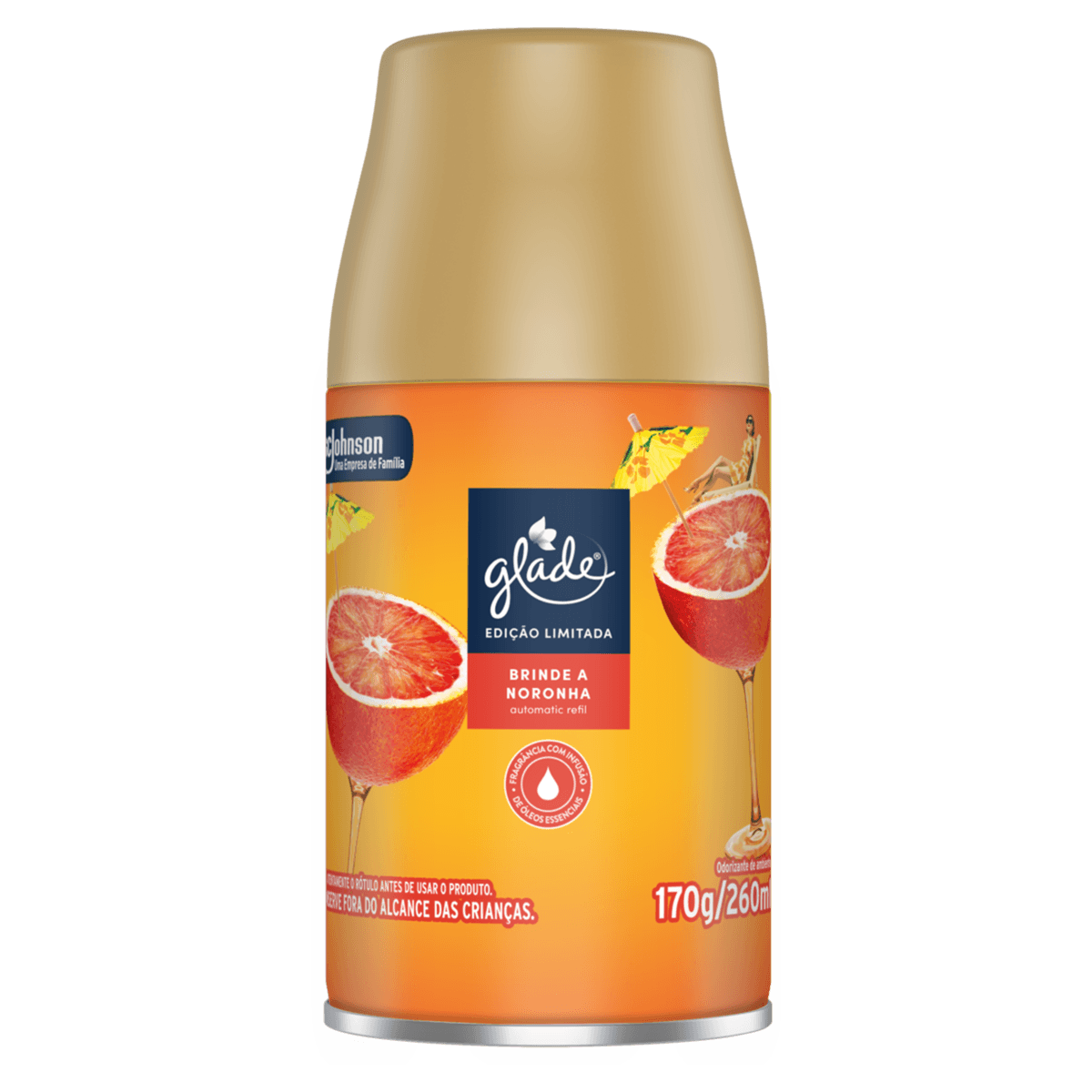 Refil Desodorizador GLADE Brinde a Noronha 260ml
