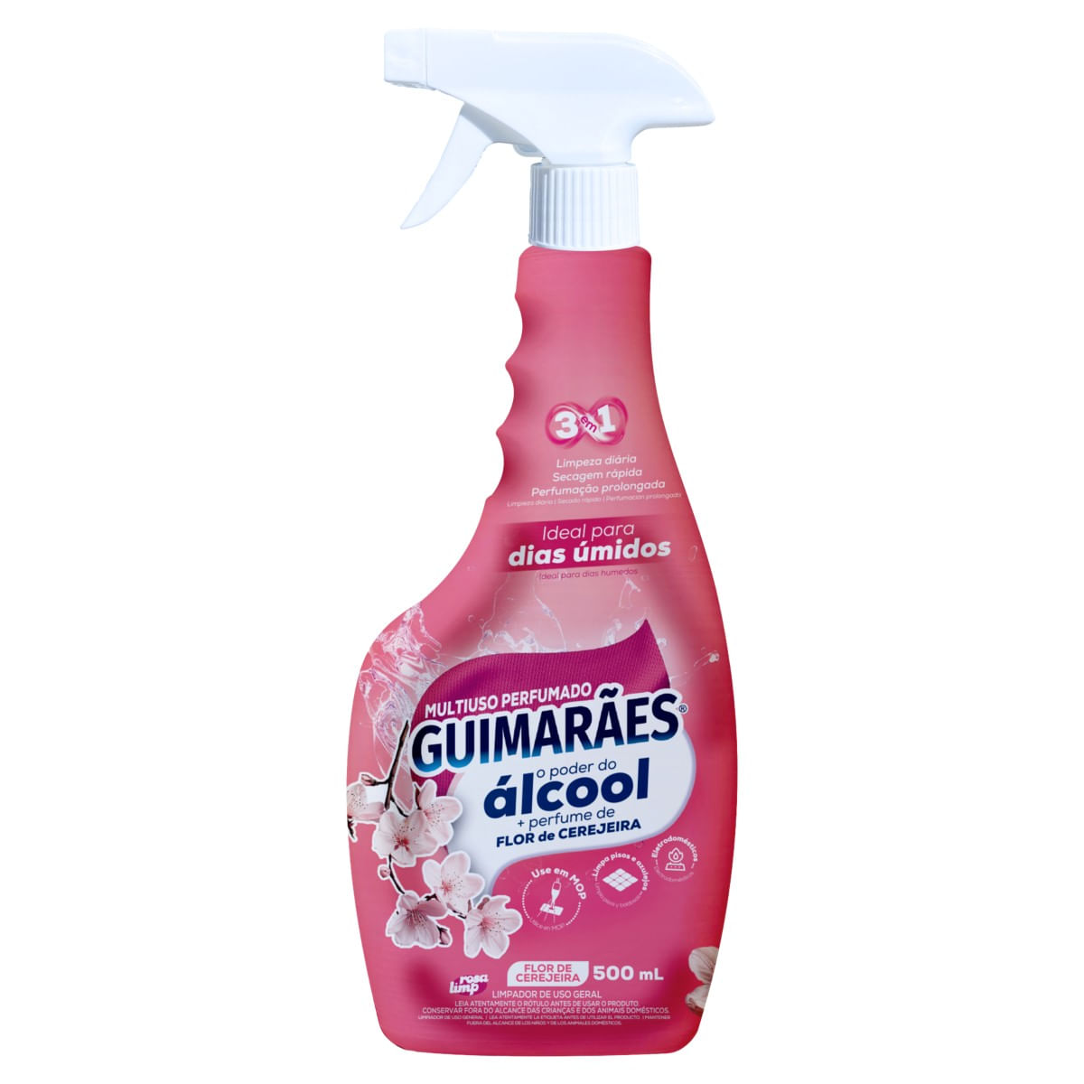 Limpador GUIMARÃES Multiuso Perfumado Álcool + Flor de Cerejeira 500ml