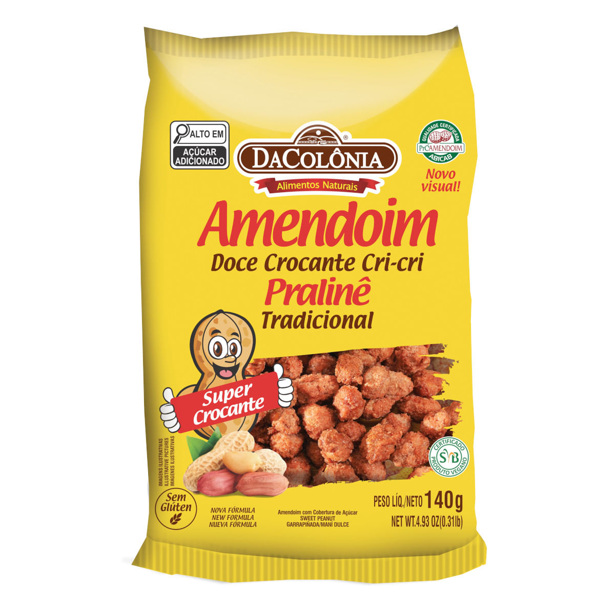 Amendoim  DA COLÔNIA Cri-Cri 140g